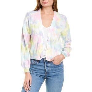 27 Miles Tie-Dye Cotton Cardigan Sweater